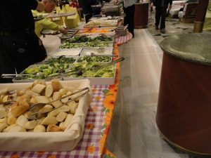 Carnival Spirit salad buffet.