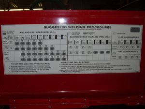 Lincoln MIG Welding Aluminum Setting Chart