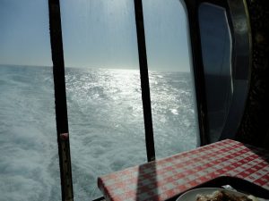 Carnival Spirit rear galley ocean view