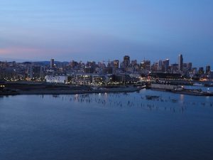 San Francisco skyline.