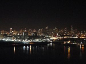 Overlooking the San Francisco skyline