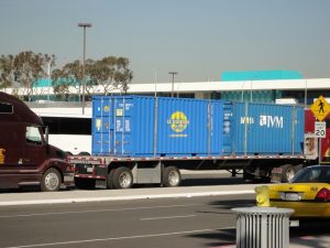 Shipping container used as tool box