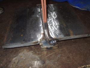 Weld Joint with Backing Bar
