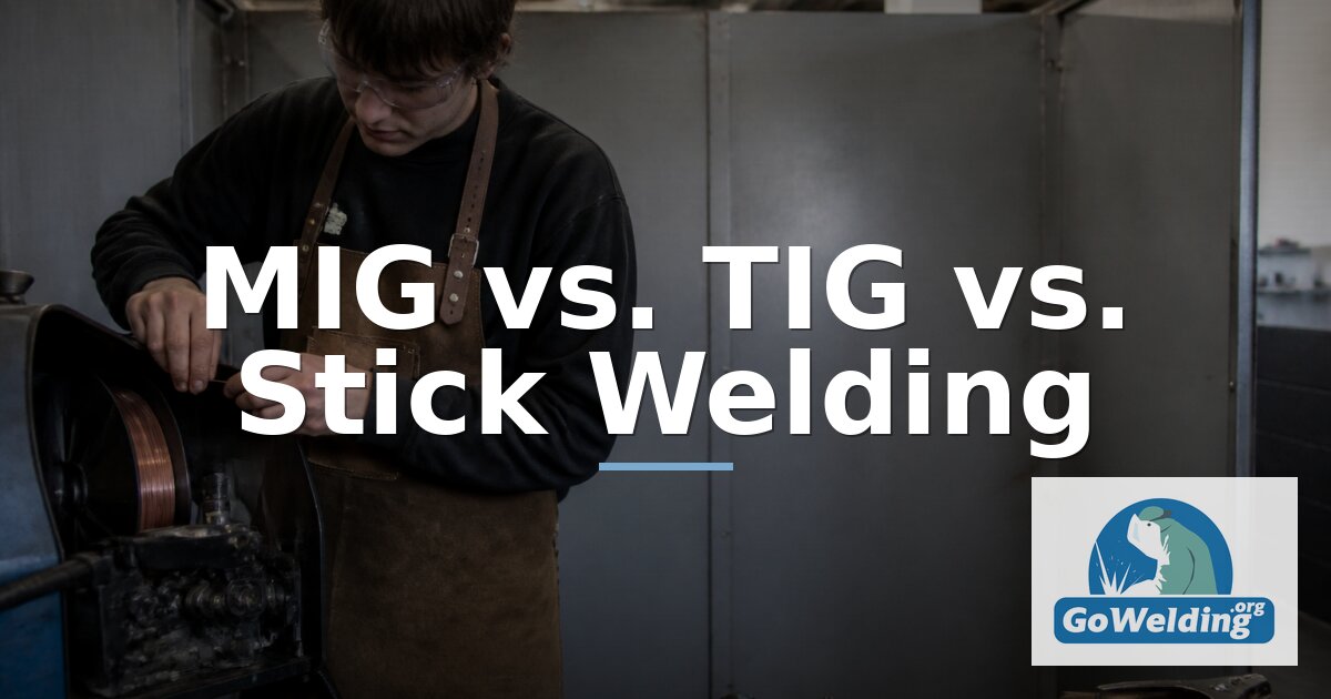 MIG vs TIG vs Stick Welding: How to Choose the Right Process